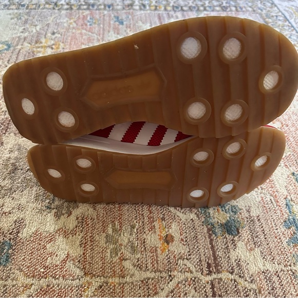 adidas Red and White Athletic Shoes - Picture 4 of 5